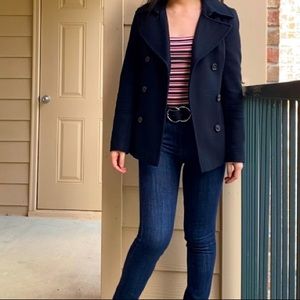 Moda International Navy peacoat - size M